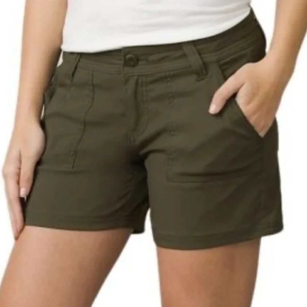 Prana Tess Shorts Organic‎ Army Green Gorpcore Hiking
